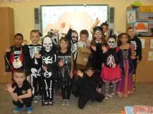Halloweenské dopoledne v 1.A